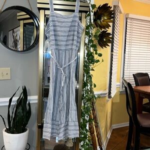 beach lunch lounge collection, size, large, black, and white striped